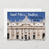 Sint-Pietersbasiliek Vaticaanstad Italië Briefkaart (Voorkant / Achterkant)