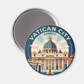Sint-Pietersbasiliek Vaticaanstad Magneet (Voorkant / Achterkant)