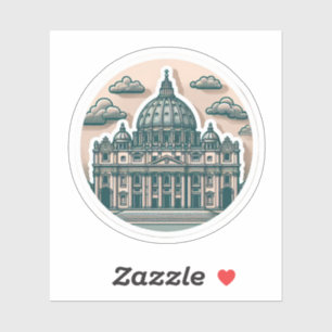 Sint-Pietersbasiliek (Vaticaanstad) Sticker