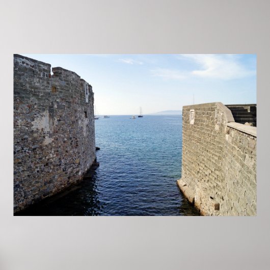 Sint-Pietersburcht in Bodrum, Turkije Poster (Voorkant)