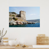 Sint-Pietersburcht in Bodrum, Turkije Poster (Keuken)