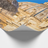 Sint-Pieterskathedraal en fontein Rome Italië Cadeaupapier (Hoek)