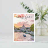 Sint-Pieterskathedraal Rome Italië Briefkaart (Staand voorkant)