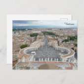 Sint-Pietersplein Rome Italië Briefkaart (Voorkant / Achterkant)