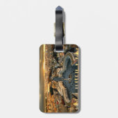 Sint-Pietersplein Vaticaan Bagagelabel (Achterkant verticaal)