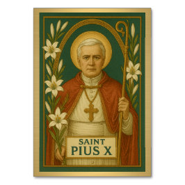 Sint Pius X Katholieke Trouwtafel Kaart