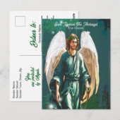 Sint-Rafaël aartsengel genezer engel genezingsnoot Briefkaart (Voorkant / Achterkant)