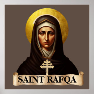 Sint Rafqa, Maronitische Non, Extra Groot Poster