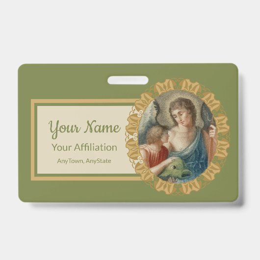 Sint-Raphael de Archangel (M 012) Badge (Voorzijde)