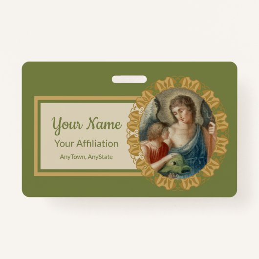 Sint-Raphael de Archangel (M 012) Badge (Voorkant)