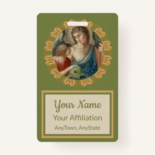 Sint-Raphael de Archangel (M 012) Badge (Voorkant)