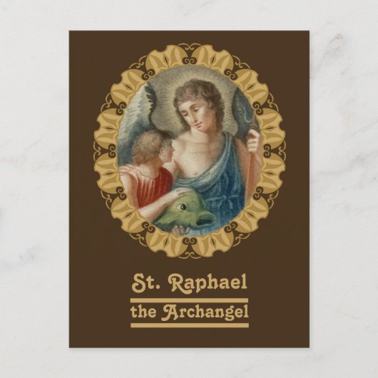 Sint-Raphael de Archangel (M 012) Briefkaart (Voorkant)