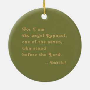 Sint-Raphael de Archangel (M 012) Keramisch Ornament