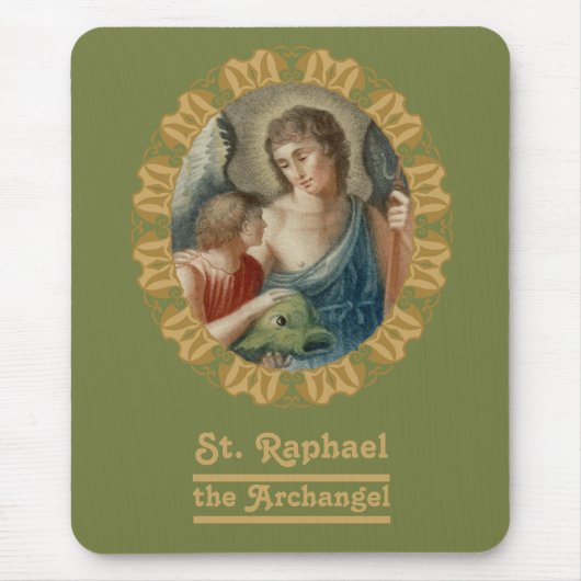 Sint-Raphael de Archangel (M 012) Muismat (Voorkant)