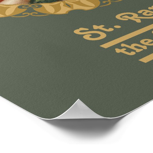 Sint-Raphael de Archangel (M 012) Poster (Hoek)