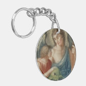 Sint-Raphael de Archangel (M 012) Sleutelhanger (Voorkant Links)