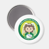 Sint Raphael de Archangel Magneet (Voorkant / Achterkant)