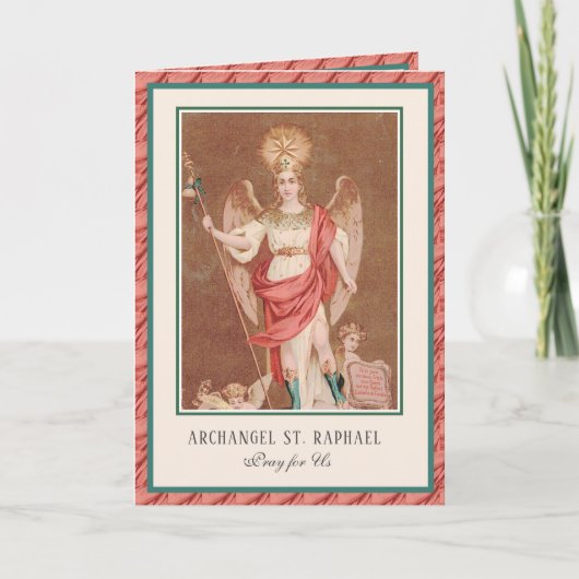 Sint-Raphael de Archangel-religie Kaart (Voorkant)
