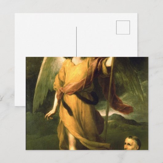 Sint-Raphael door Bartolome Esteban Murillo Briefkaart (Voorkant / Achterkant)