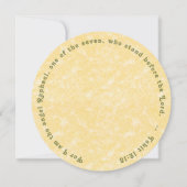 Sint-Raphael het Wenskaart Archangel (M 012) Kaart (Achterkant)