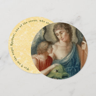 Sint-Raphael het Wenskaart Archangel (M 012) Kaart