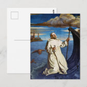 Sint Raymond van Penyafort Premium Barokstijl Briefkaart (Voorkant / Achterkant)