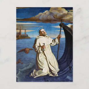 Sint Raymond van Penyafort Premium Barokstijl Briefkaart