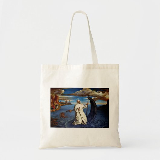 Sint Raymond van Penyafort Premium Barokstijl Tote Bag (Voorkant)