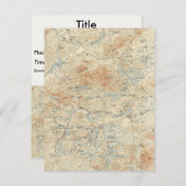 Sint-Regis-kanoe — Gegevens in de Adirondacks Kaart (Voorkant / Achterkant)