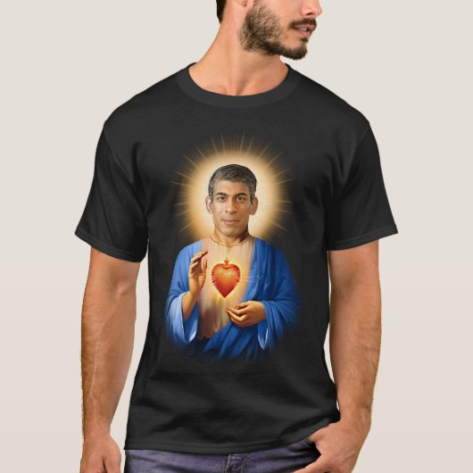 Sint Rishi Sunak Gebed T-shirt (Voorkant)
