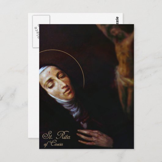 Sint-Rita van Cascia Briefkaart (Voorkant / Achterkant)