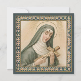 Sint-Rita van Cascia (M 015) Square Greeting