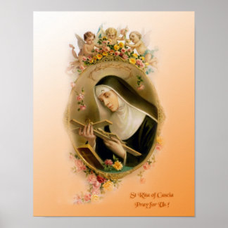 Sint-Rita van Cascia Poster