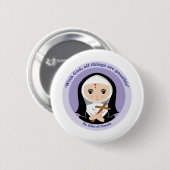 Sint-Rita van Cascia Ronde Button 5,7 Cm (Voorkant /achterkant)