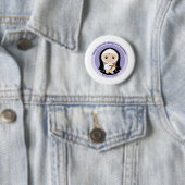 Sint-Rita van Cascia Ronde Button 5,7 Cm (In situ)