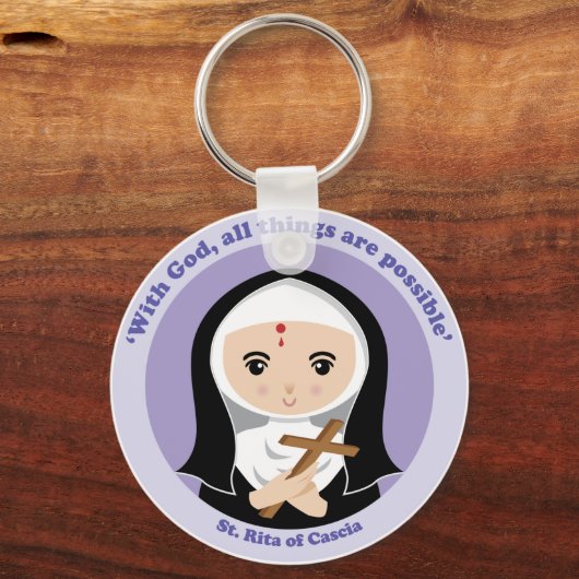 Sint-Rita van Cascia Sleutelhanger (Voorkant)