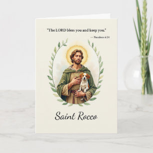 Sint Rocco Gods Vrede met Schriftuur Kaart