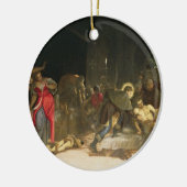 Sint Roch Curing the Plague Keramisch Ornament (Links)