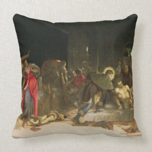 Sint Roch Curing the Plague Kussen