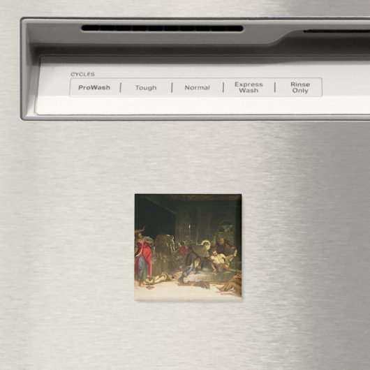 Sint Roch Curing the Plague Magneet (Insitu (Vaatwasser))