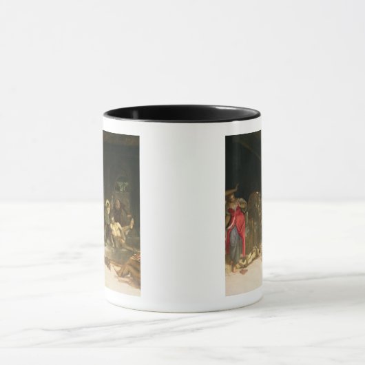 Sint Roch Curing the Plague Mok (Midden)