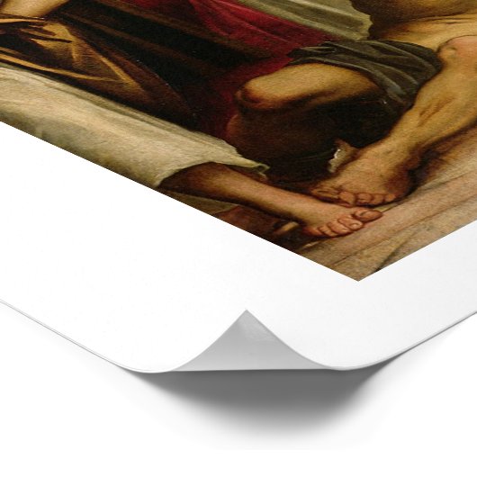 Sint Roch Curing the Plague Poster (Hoek)