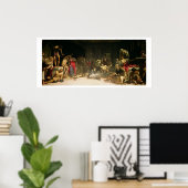 Sint Roch Curing the Plague Poster (Thuiskantoor)