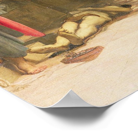 Sint Roch Curing the Plague Poster (Hoek)