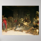 Sint Roch Curing the Plague Poster (Voorkant)