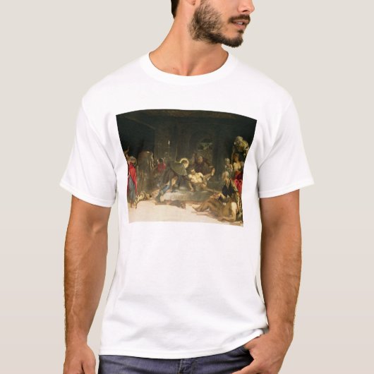 Sint Roch Curing the Plague T-shirt (Voorkant)