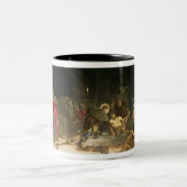 Sint Roch Curing the Plague Tweekleurige Koffiemok (Center)