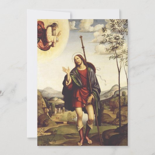 Sint Roch door Francesco Francia Kaart (Voorkant)
