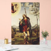 Sint Rochus door Francesco Francia Acryl Bord (Huwelijk)