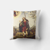 Sint Rochus door Francesco Francia Kussen (Achterkant)
